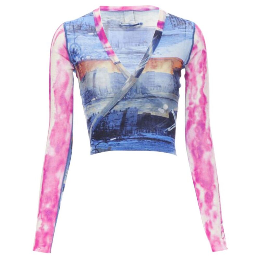 Jean Paul Gaultier Sheer Wrap Top